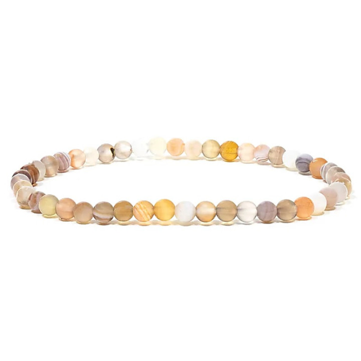 Bracelet élastique en Agate | Pieralune