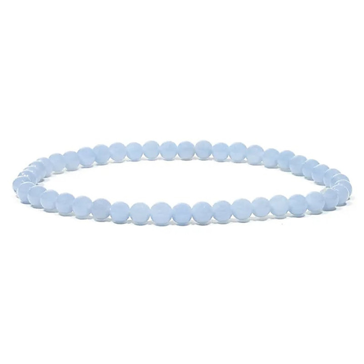 Bracelet élastique de angélite | Pieralune
