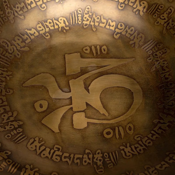 Bol chantant Tibet gravé main | Pieralune