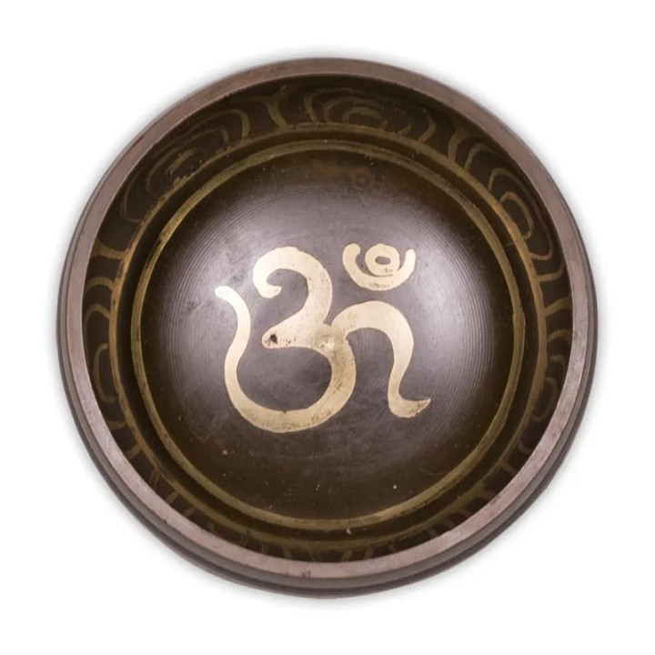 Bol chantant Om SET cadeau rouge | Pieralune