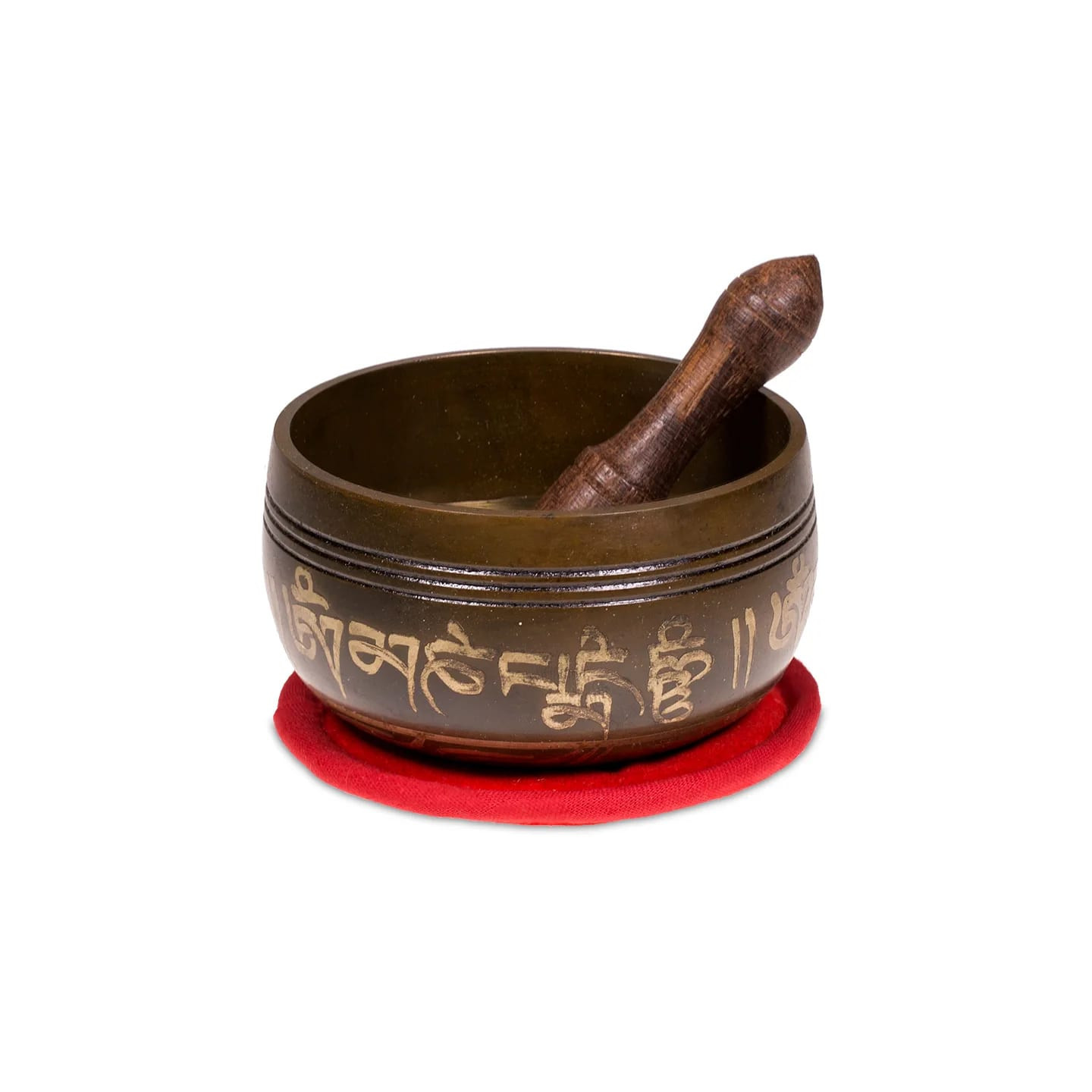 Bol chantant Om SET cadeau rouge | Pieralune