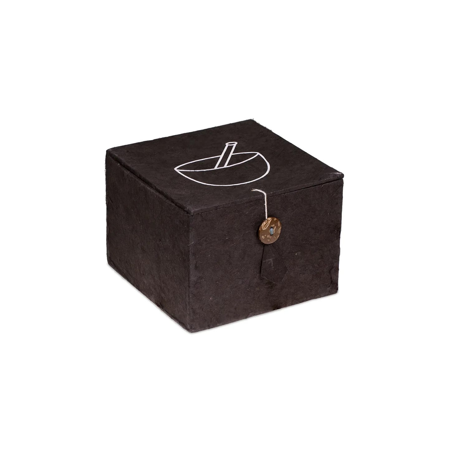 Bol chantant Om SET cadeau noir | Pieralune