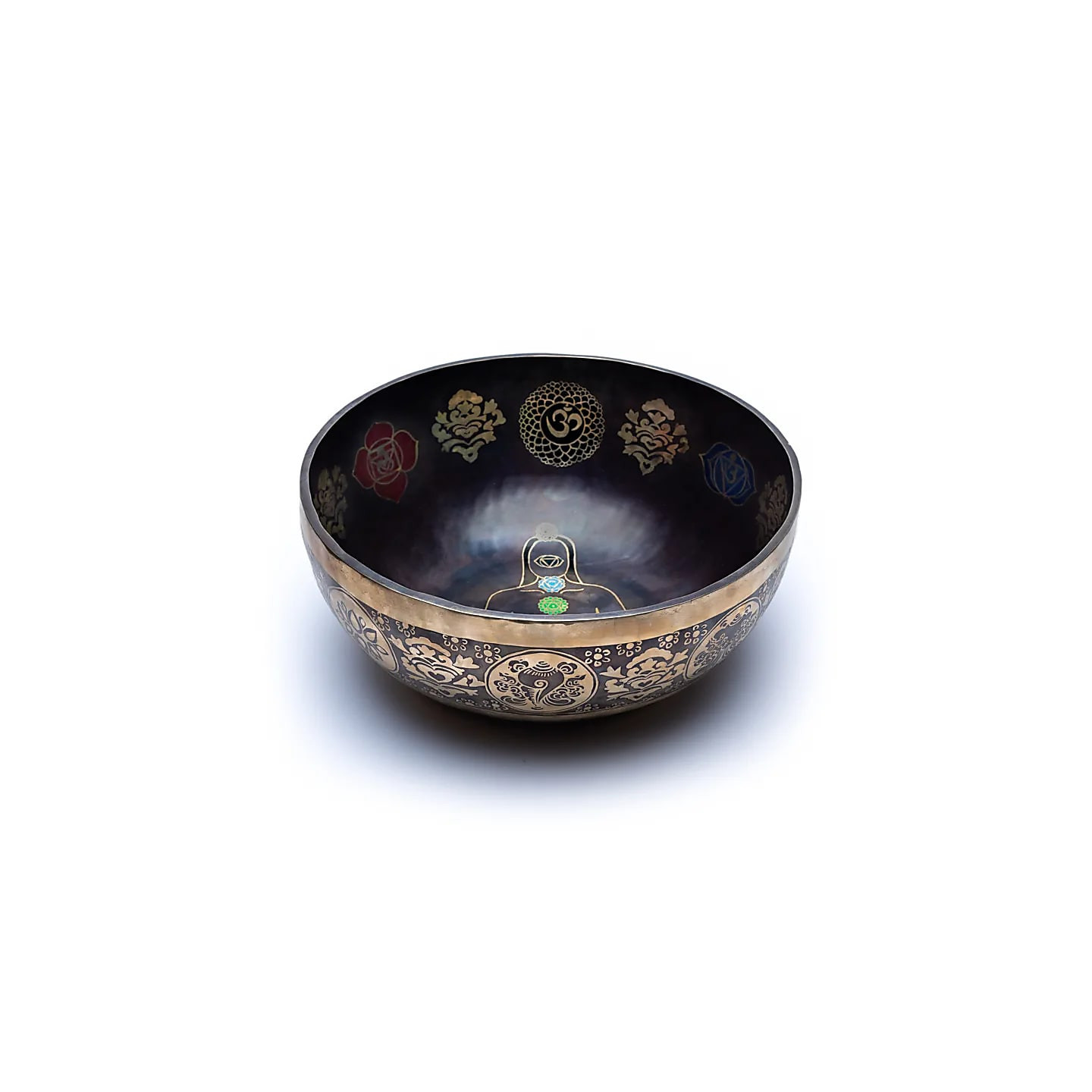 Bol chantant 7 Chakra coloré | Pieralune