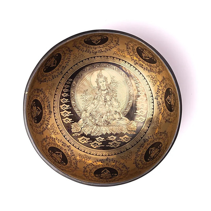 Bol chantant gravé au laser Tara Verte | Pieralune