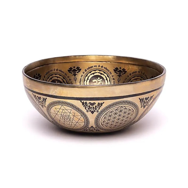 Bol chantant gravé au laser Ganesha | Pieralune