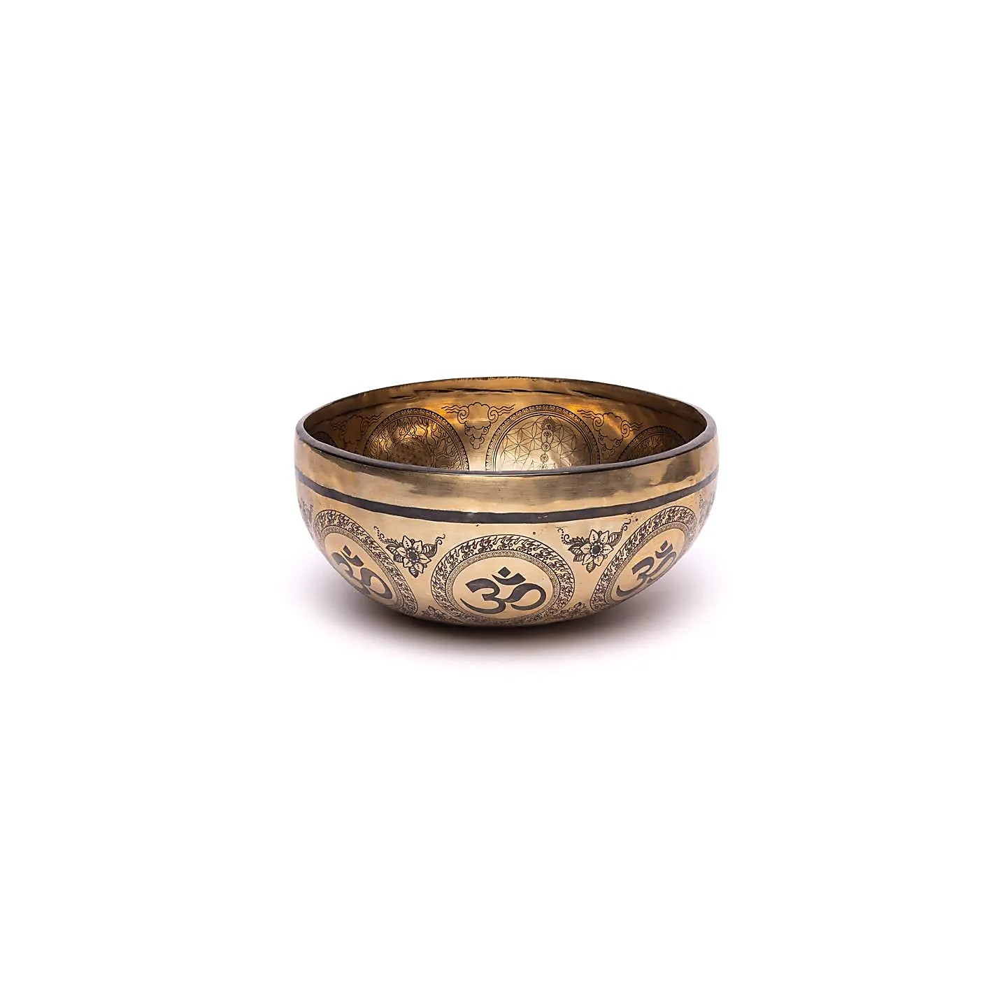 Bol chantant gravé au laser Chakra Fleur de Vie | Pieralune