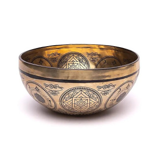 Bol chantant gravé au laser Soleil & Lune | Pieralune