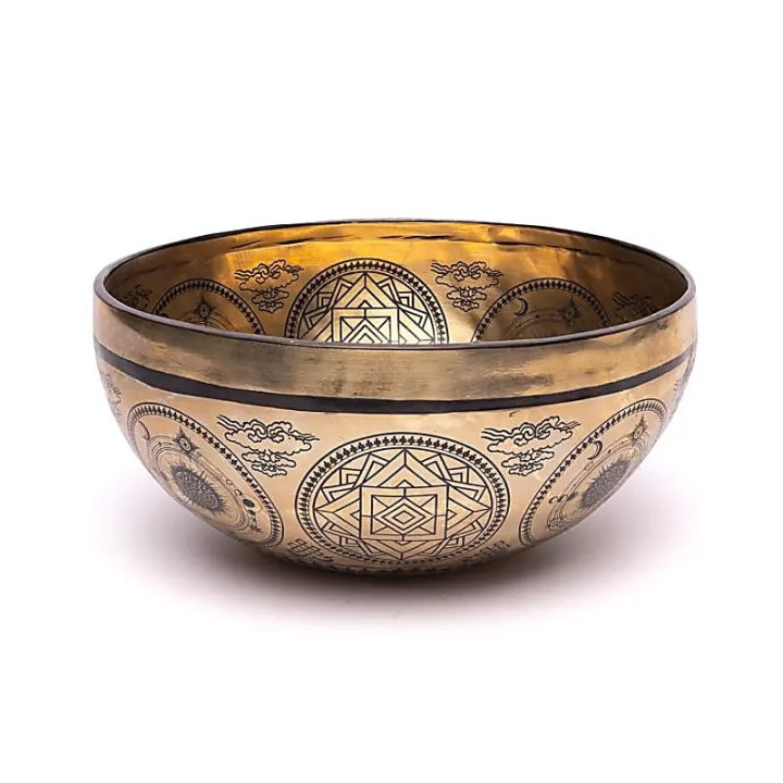 Bol chantant gravé au laser Soleil & Lune | Pieralune