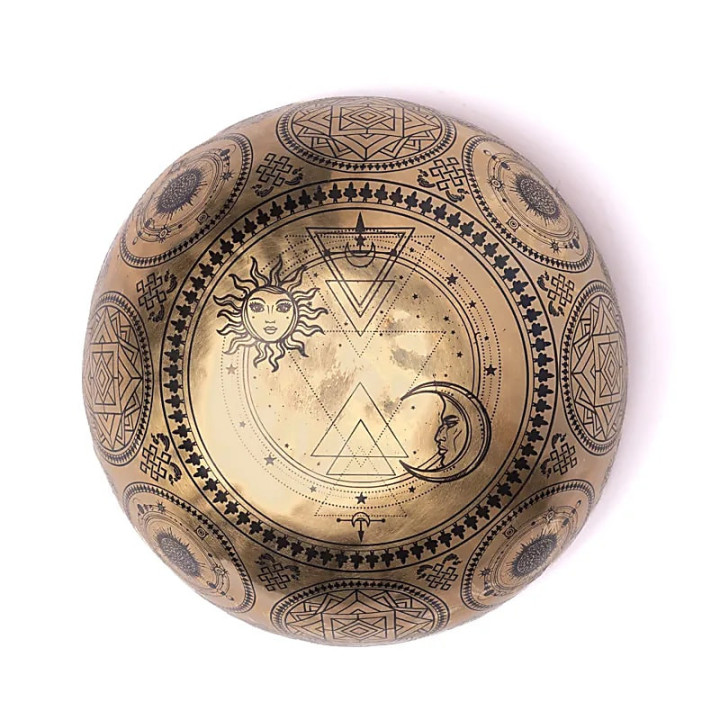 Bol chantant gravé au laser Soleil & Lune | Pieralune