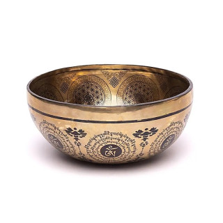 Bol chantant gravé au laser Fleur de Vie | Pieralune