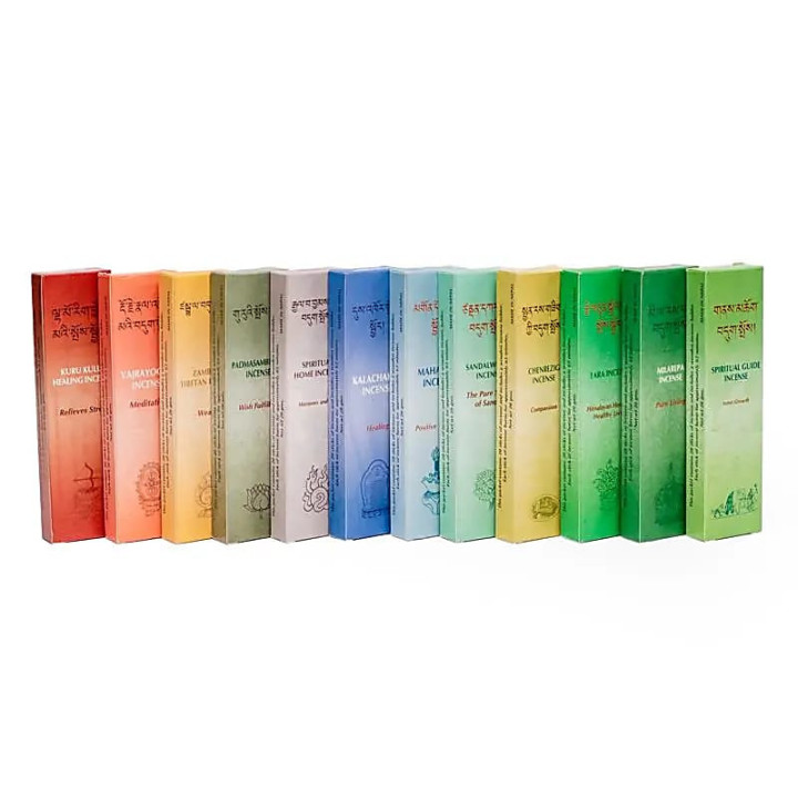 Encens Tibétain SET de 12 boites | Pieralune