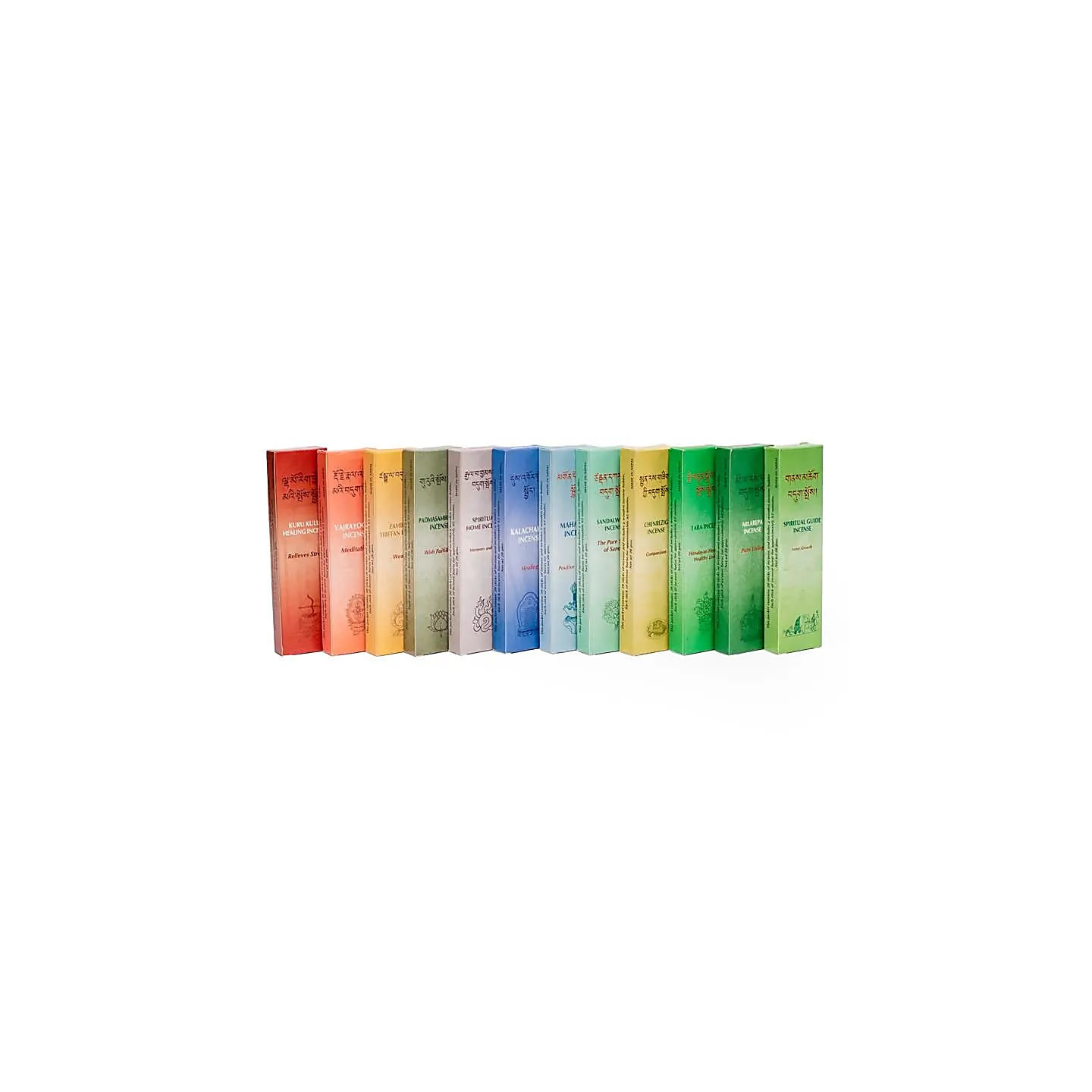 Encens Tibétain SET de 12 boites | Pieralune