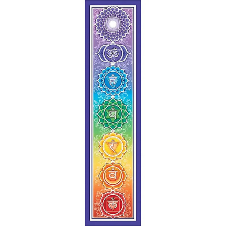 Adhésif pour auto Chakra Arc en Ciel | Pieralune