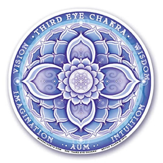 Adhésif fenêtre 6ème chakra (Ajña) | Pieralune