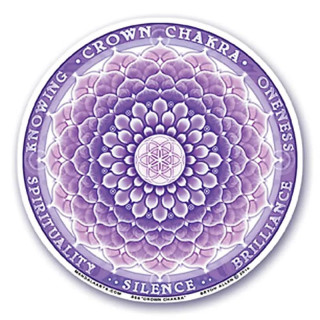 Adhésif fenêtre 7ème chakra (Sahasrara) | Pieralune