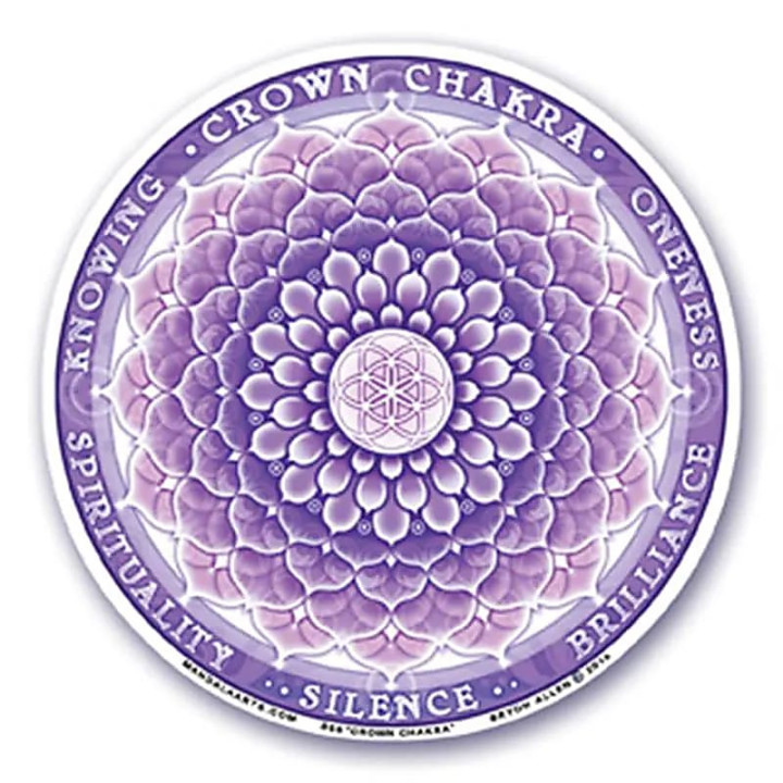 Adhésif fenêtre 7ème chakra (Sahasrara) | Pieralune