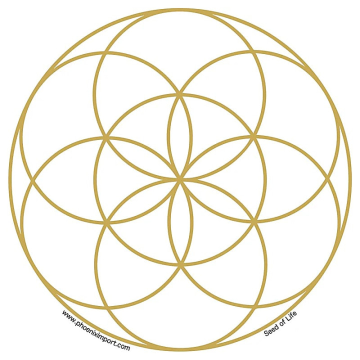 Adhésif verre/fenêtre Graine de vie | Pieralune