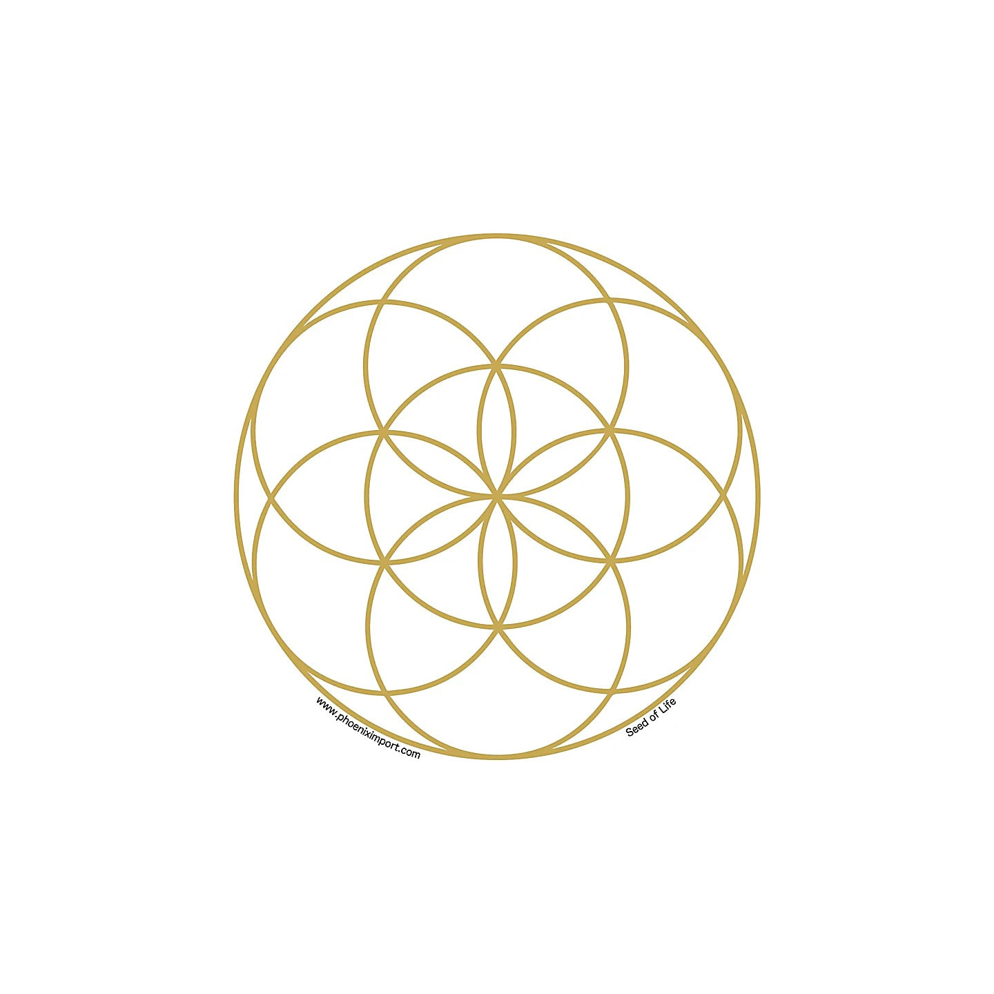 Adhésif verre/fenêtre Graine de vie | Pieralune