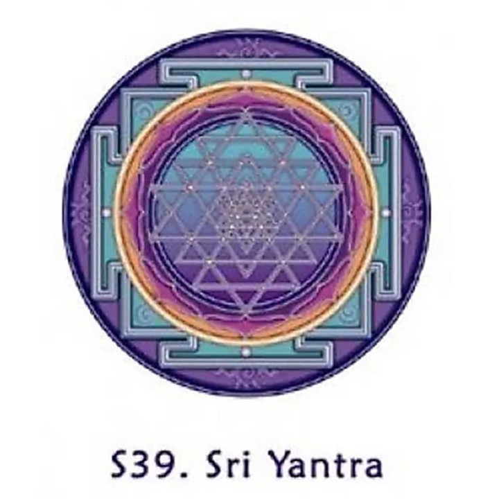 Adhésif verre/fenêtre Sri Yantra | Pieralune