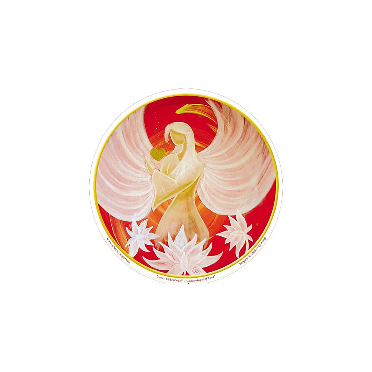 Adhésif verre/fenêtre Ange de l'Amour | Pieralune