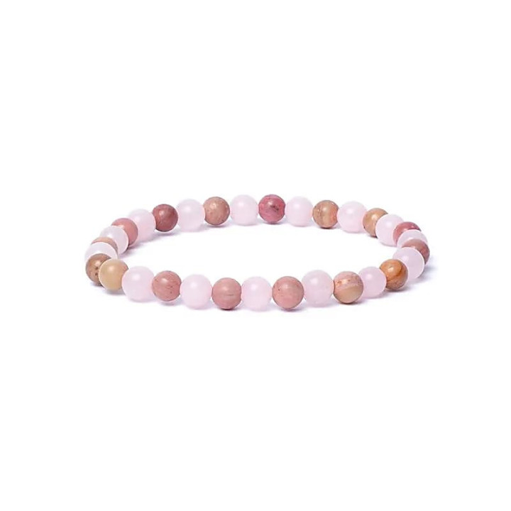 Bracelet quartz rose/thulite élastique qualité AA | Pieralune