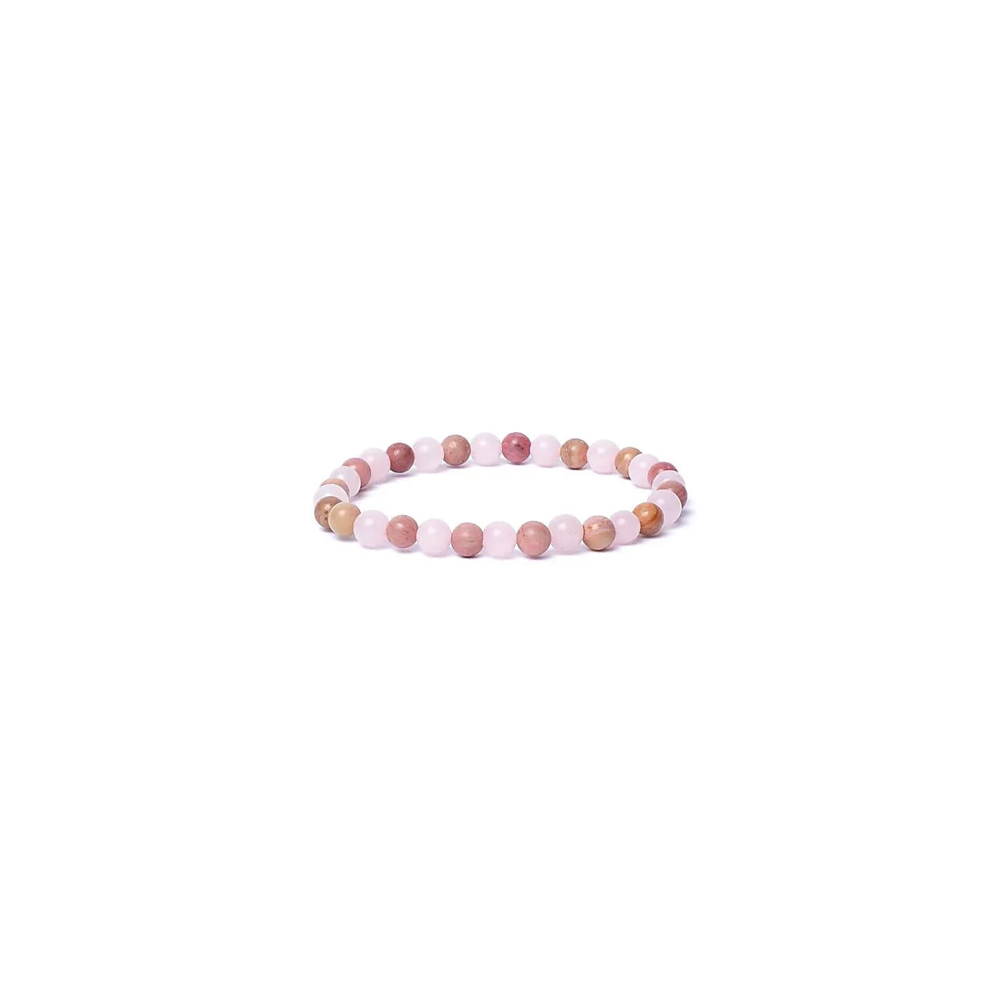 Bracelet quartz rose/thulite élastique qualité AA | Pieralune
