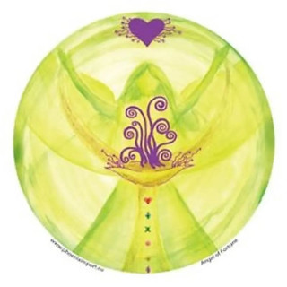 Adhésif verre/fenêtre Ange de la Chance | Pieralune