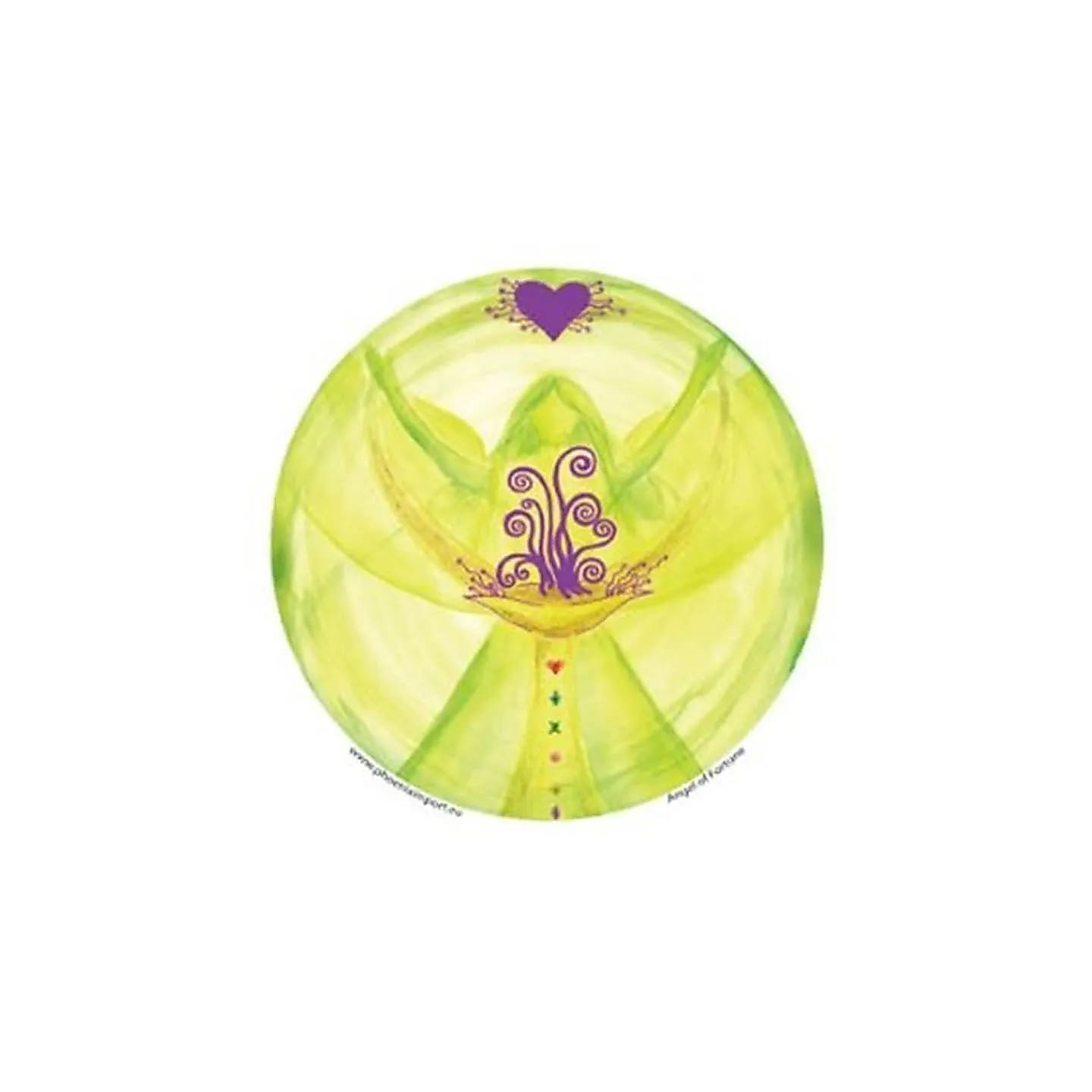 Adhésif verre/fenêtre Ange de la Chance | Pieralune