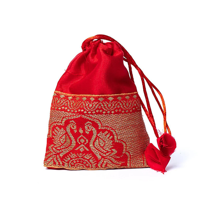 Mala Tulsi avec thulite/quartz rose qualité AA en pochette | Pieralune