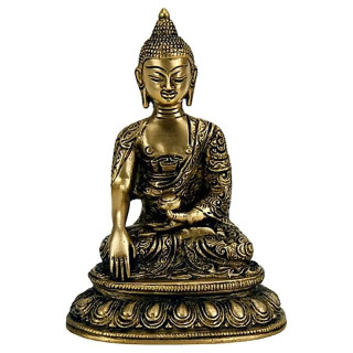 Bouddha Shakyamuni statue laiton | Pieralune
