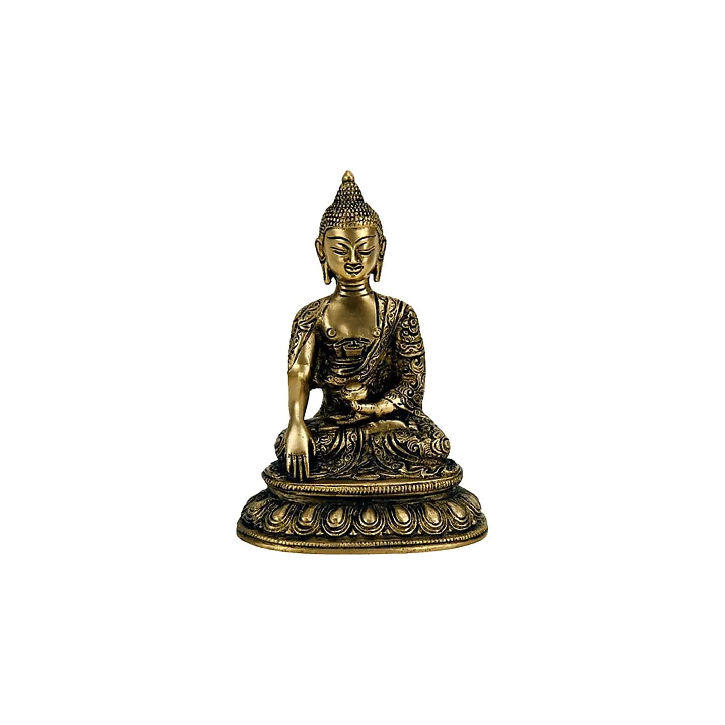 Bouddha Shakyamuni statue laiton | Pieralune