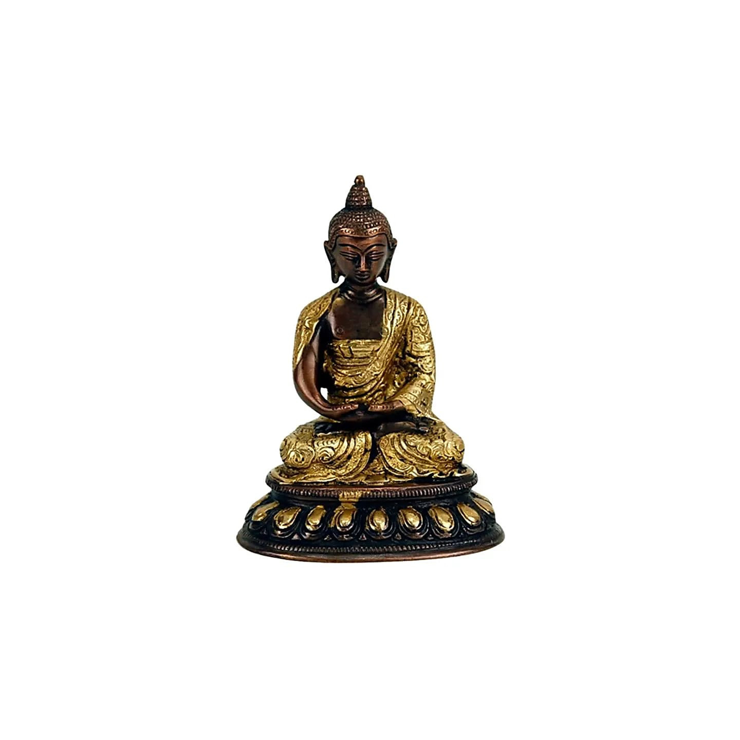 Bouddha Amithaba statue bicolore | Pieralune