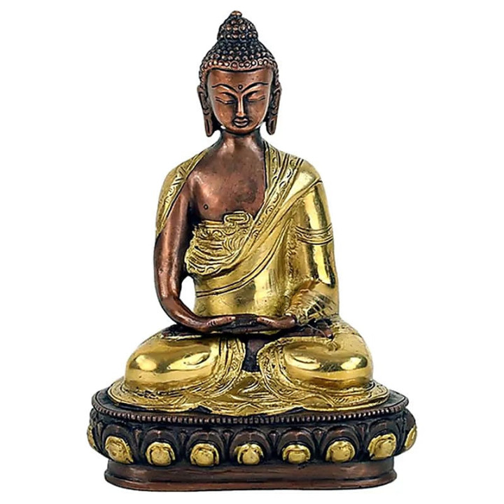 Bouddha Amithaba statue bicolore | Pieralune