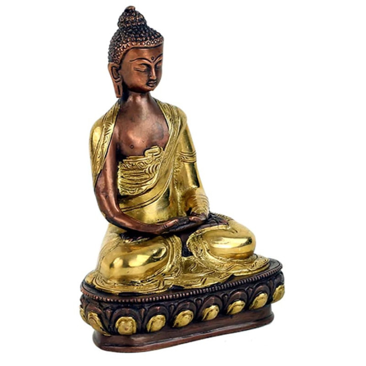 Bouddha Amithaba statue bicolore | Pieralune