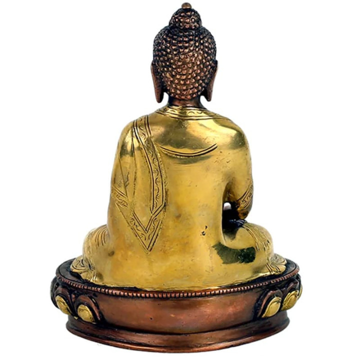 Bouddha Amithaba statue bicolore | Pieralune