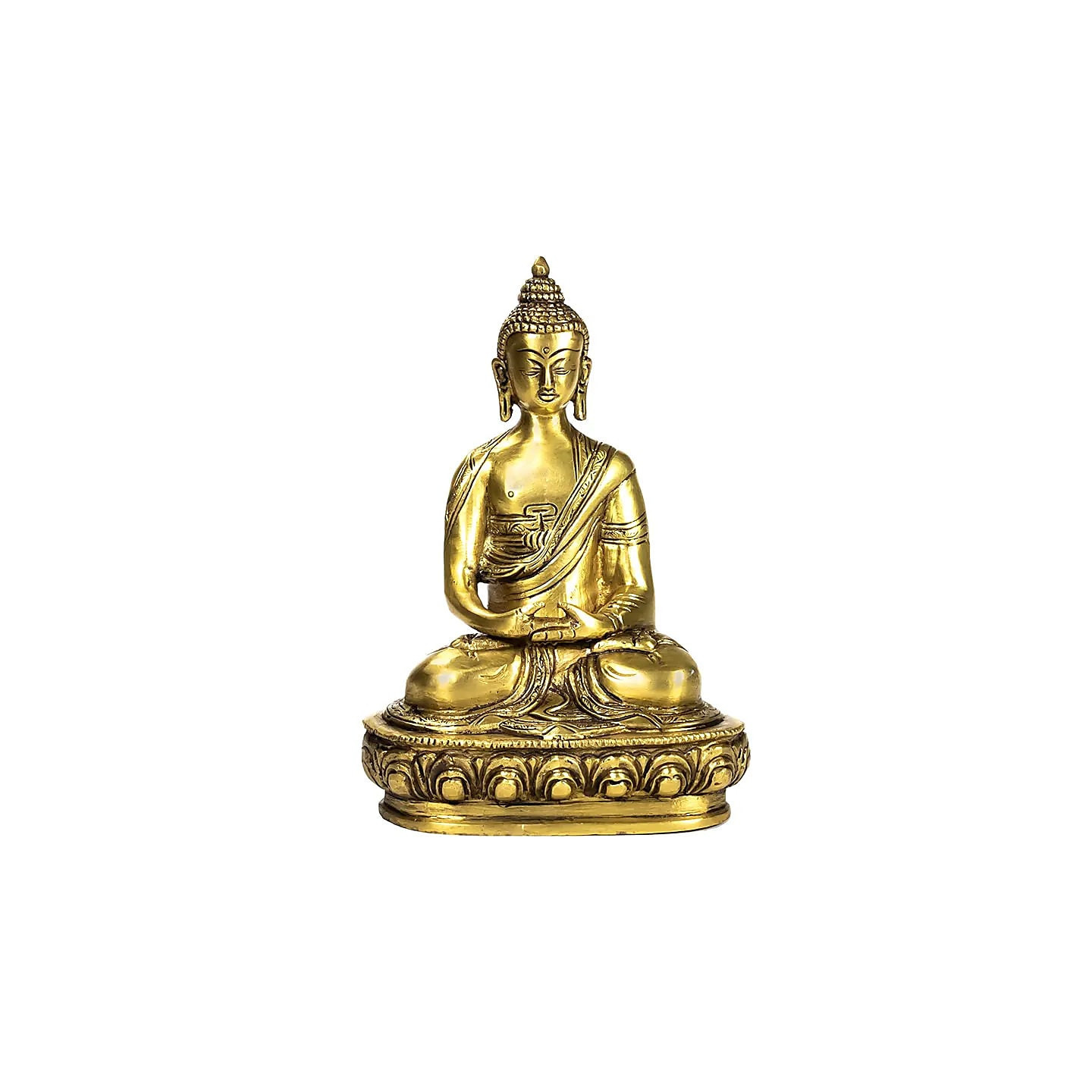 Bouddha Amithaba statue monochrome | Pieralune