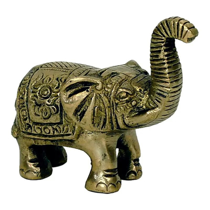 Mini statuette Eléphant laiton | Pieralune