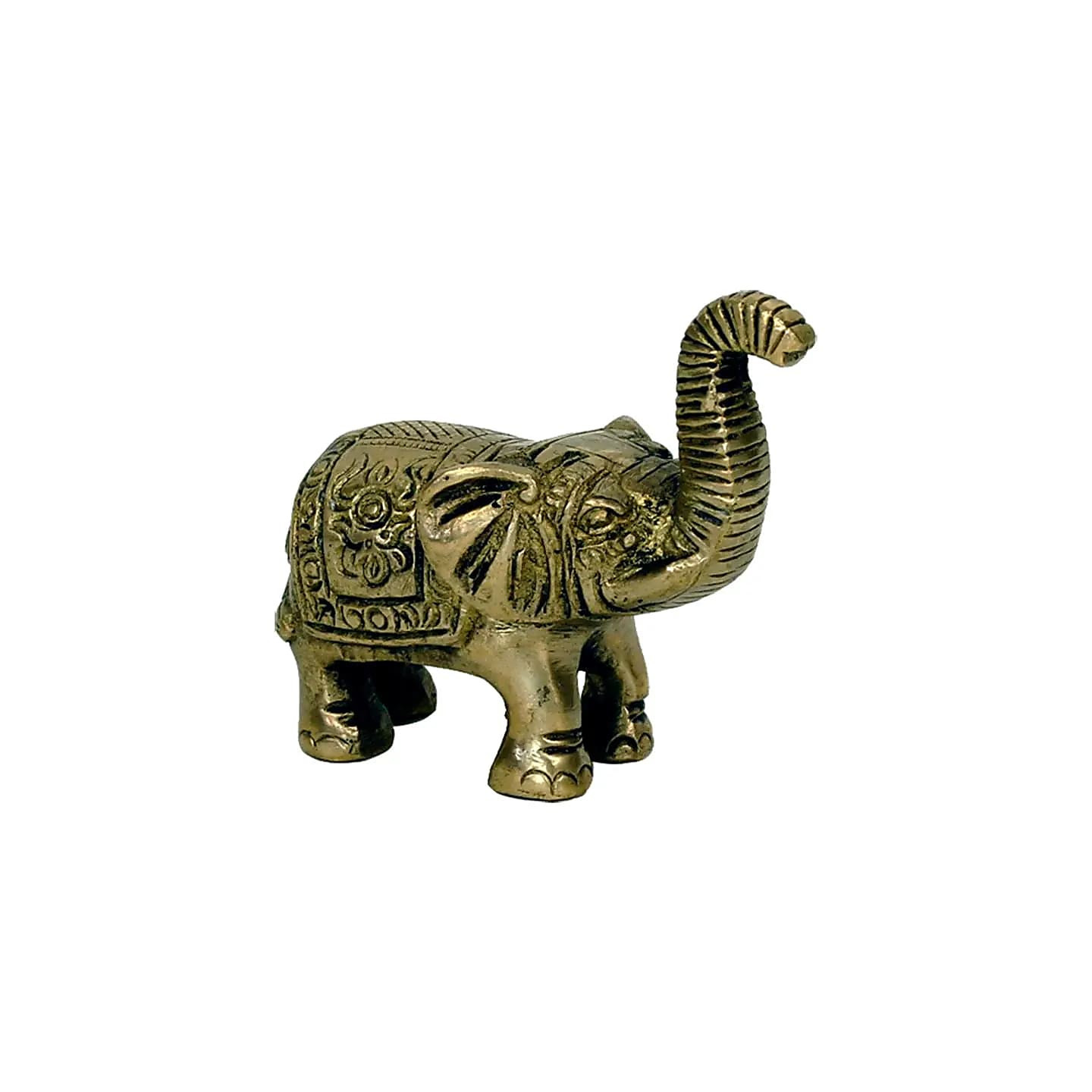 Mini statuette Eléphant laiton | Pieralune