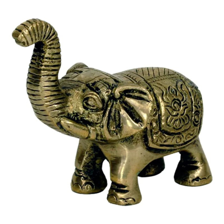 Mini statuette Eléphant laiton | Pieralune