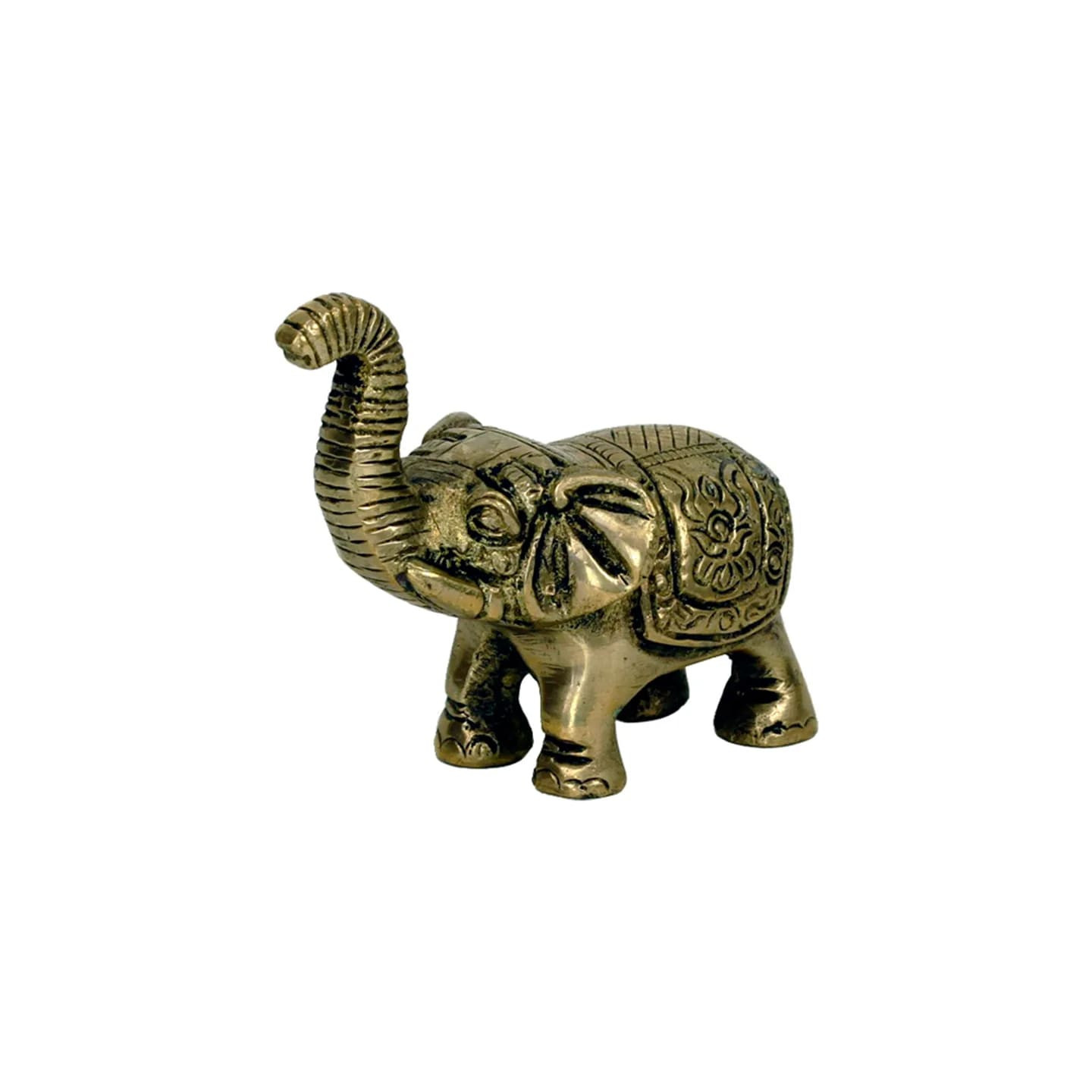 Mini statuette Eléphant laiton | Pieralune