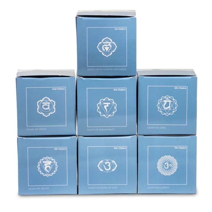 Lot de 7 bougies votives Archange parfumées