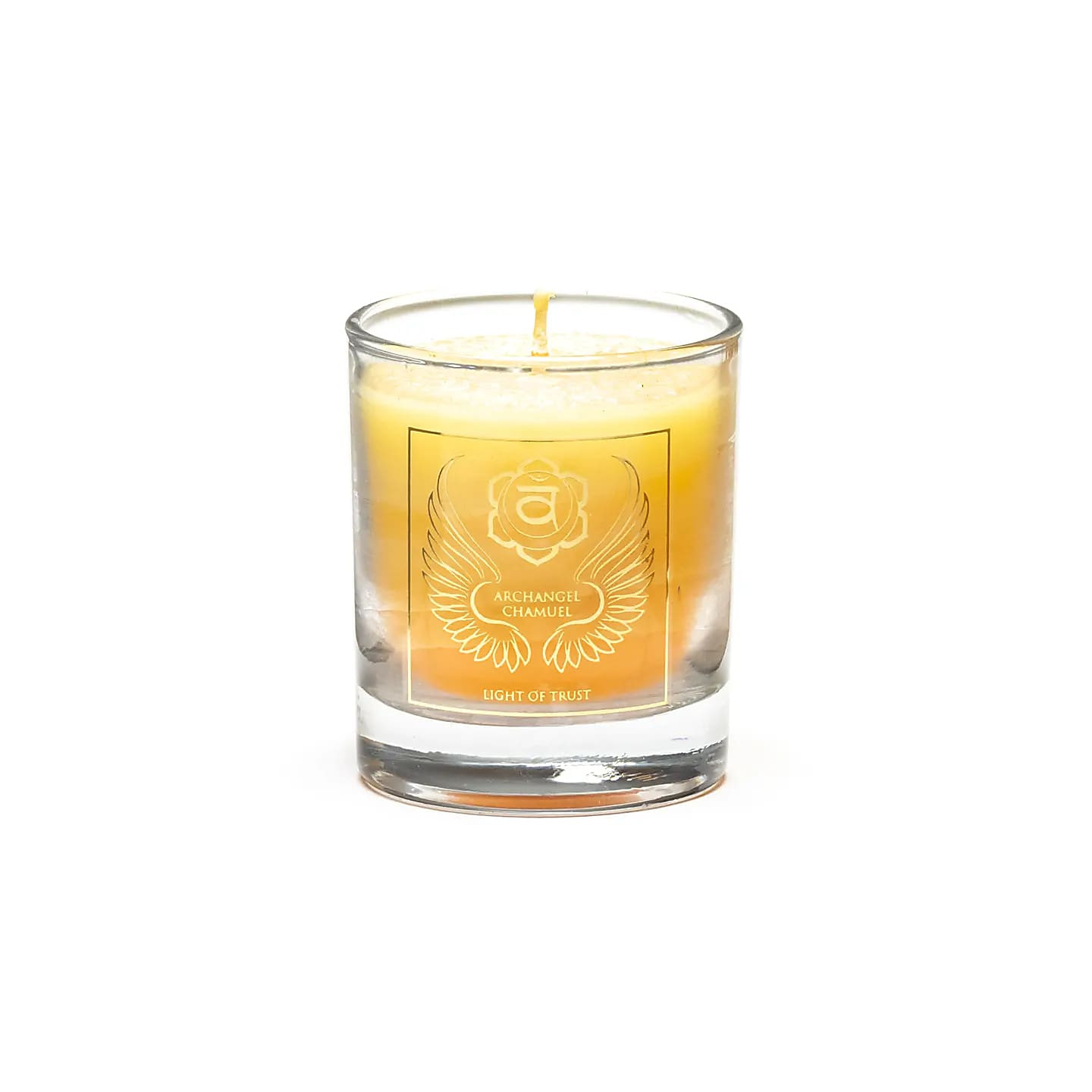 Bougie votive parfumée Archange Chamuel chakra 2 -- 4.5x4 cm
