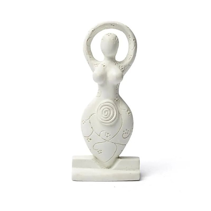Statue de déesse blanche