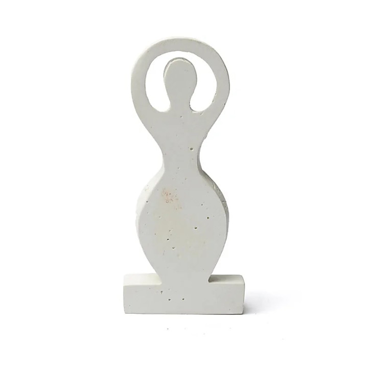 Statue de déesse blanche