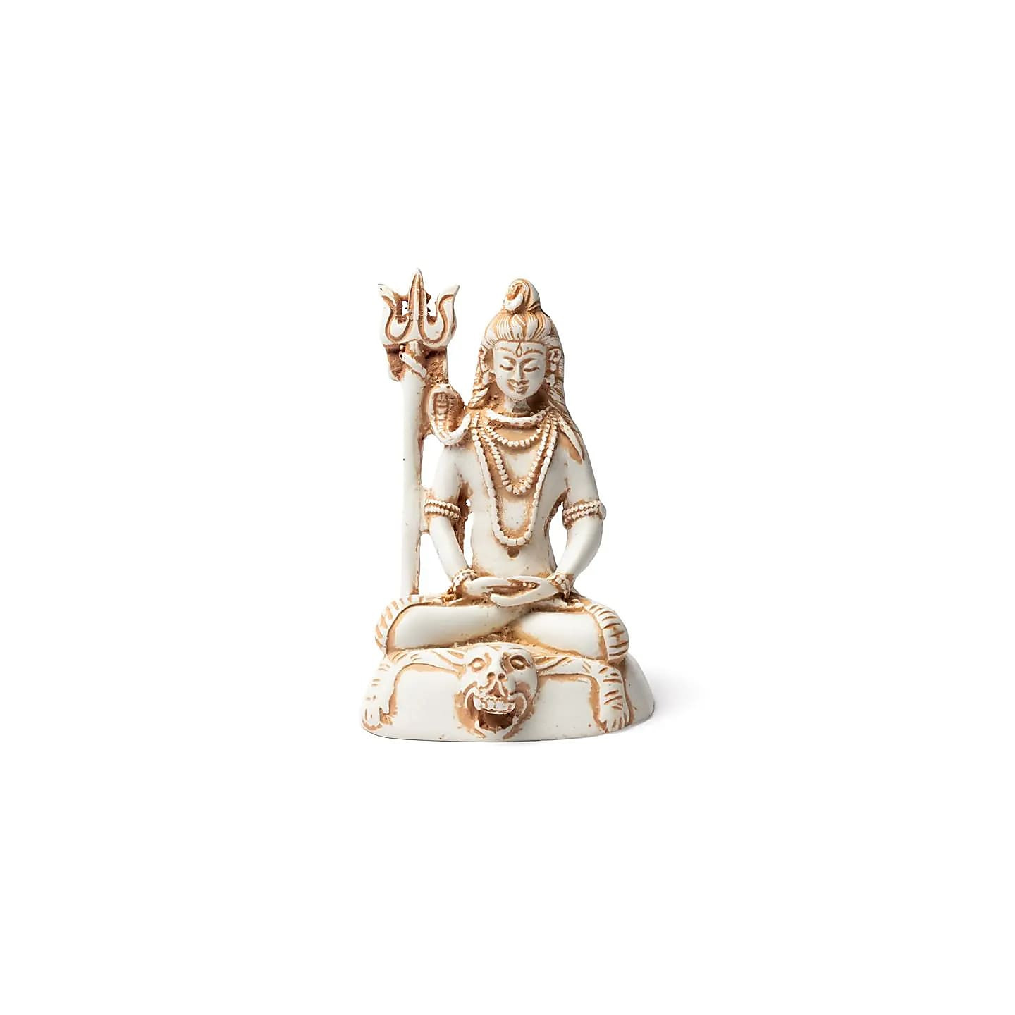 Statue Shiva couleur ivoire