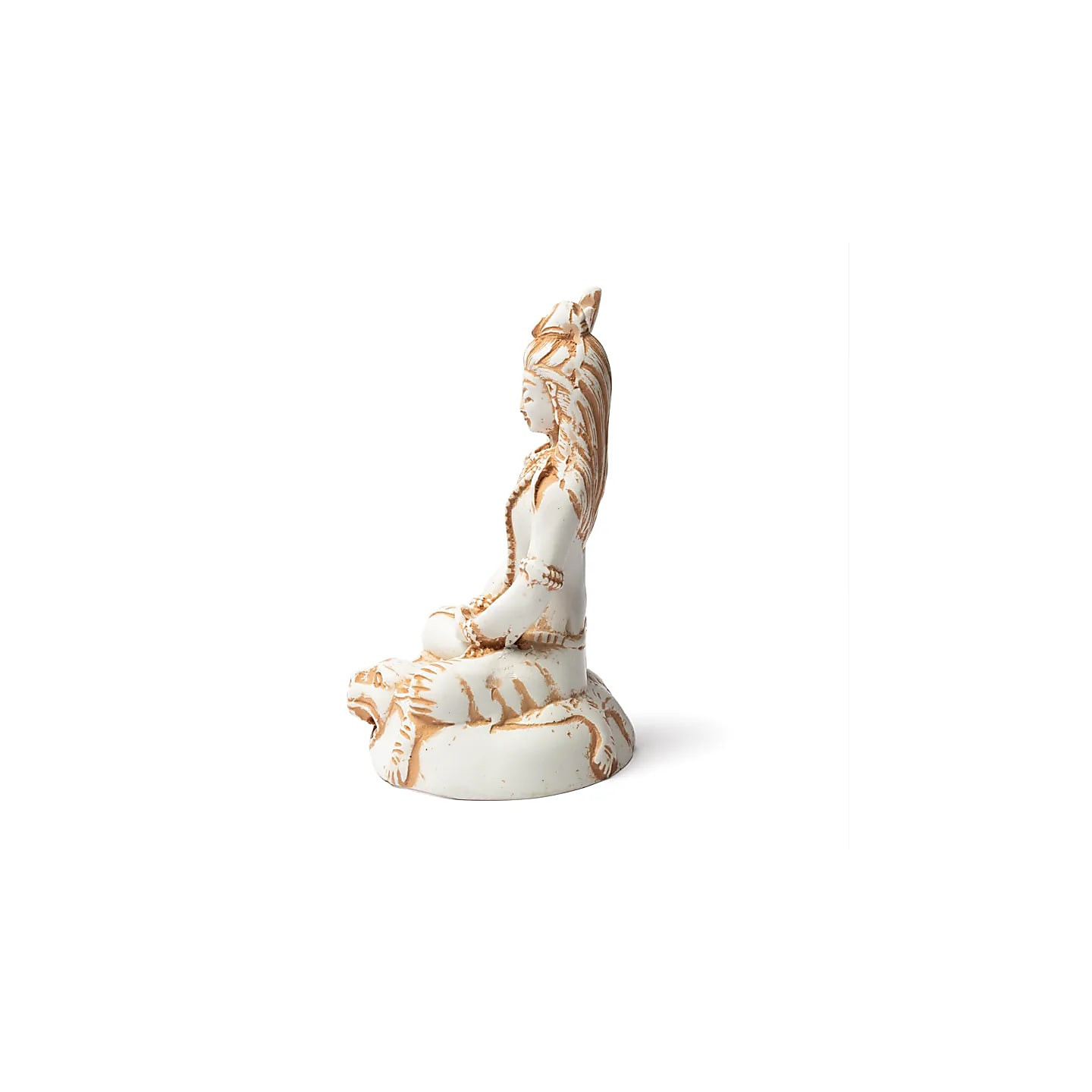 Statue Shiva couleur ivoire