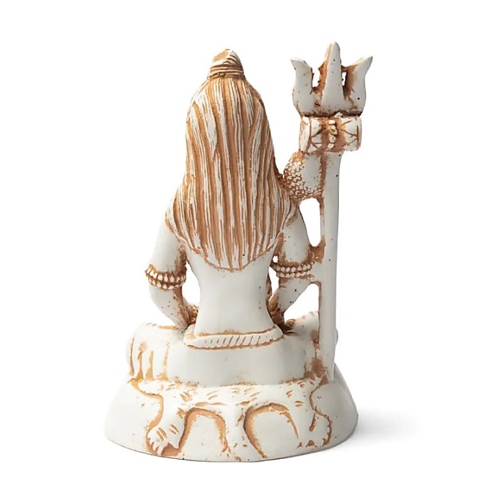 Statue Shiva couleur ivoire