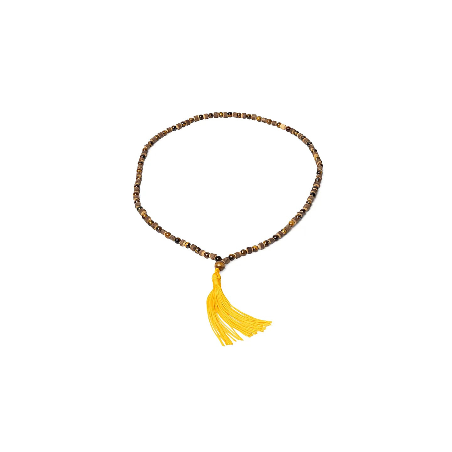 Mala œil de tigre et tulsi 108 perles