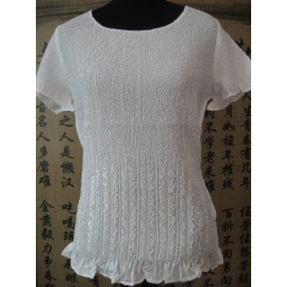Wrinkle blouse White