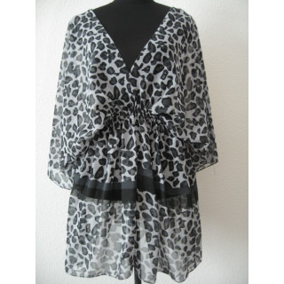Blouse with zebra print III